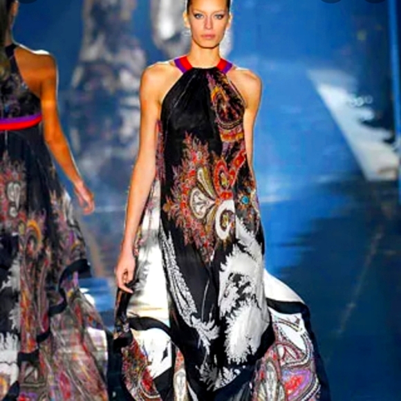 GUCCI 🌸RARE-2007 Spring RUNWAY COLLECTION gown worn by OPRAH WINFREY - Picture 4 of 15